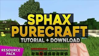 Sphax PureBDCraft Resource Pack for Minecraft 11021918  Download and Instalation Tutorial [upl. by Perrie617]