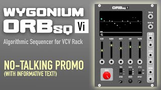 Wygonium  ORBsq Vi for VCV Rack Promo [upl. by Maurey899]