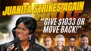 Juanita Bynum Demands 1033 at Mantle Conference 2024 Stealing in the name of God [upl. by Ahsikit214]