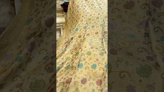 Multi Shwal’s with dyeable fabric 80garam rawsilk pure saree banarasisatinsilk [upl. by Nathanson]