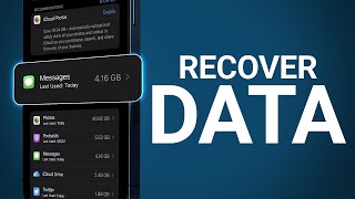 Recover Deleted Messages Pictures Notes amp More EASY [upl. by Rekab]