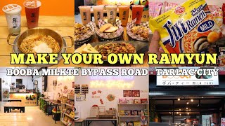 Make Your Own RAMYUN  Booba Milktea Bypass Fairlane Subdivision Tarlac City  Exploring Tarlac [upl. by Lleinad]