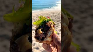 OX TAIL SAMMICH ON THE BEACH [upl. by Ahseiyt976]