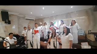 SAYO AMA AMING HANDOG  El Shaddai Sharjah Gospel Choir UAE [upl. by Fermin]