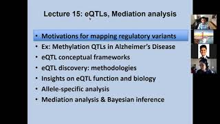 60476878 Lecture 15  eQTLs expression Quantitative Trait Loci Fall 2020 [upl. by Blanka]