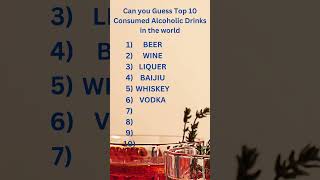 Top 10 Alcohol Consuming drinks Surprising Drinking Trends Worldwide🌍 shorts trending viral [upl. by Itsuj]