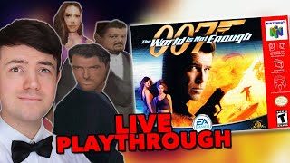 The World Is Not Enough N64  Live Playthrough Single Player Part 3 [upl. by Akinehs]