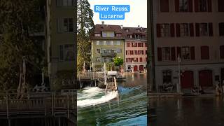 Summer in Lucerne  Chapel bridge Lucerne shorts travelshorts swissbeauty ytshorts [upl. by Gaul]