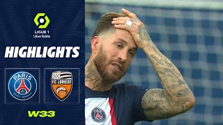 PARIS SAINTGERMAIN  FC LORIENT 1  3  Highlights  PSG  FCL  20222023 [upl. by Thgirw]