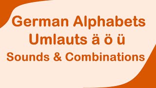 German Alphabets Umlauts amp Sounds  Buchstaben  Level A1  Learn German in UrduHindi [upl. by Retsof]