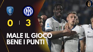 MALE IL GIOCO BENE I PUNTI  EMPOLI  INTER 03 [upl. by Alisun]