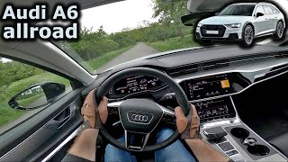 2024 Audi A6 allroad 55 TDI quattro facelift  POV test drive [upl. by Danita798]