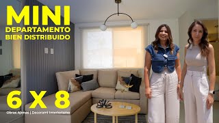 MINI DEPARTAMENTO BIEN DISTRIBUIDO  INFONAVIT Obras Ajenas  Decorami Interiorismo [upl. by Alleacim598]