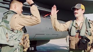 F15 Strike Eagles – Spectacular TakeoffCockpit Footage [upl. by Hiett]