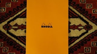 Rhodia Notebook  Review [upl. by Roos]