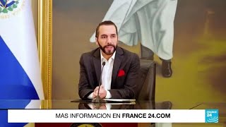 El Salvador Nayib Bukele solicitará una licencia de 6 meses para hacer campaña por la reelección [upl. by Rance]