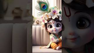 Insta viral little krisna ji ka 𝙨𝙩𝙪𝙩𝙚𝙨 4𝕜 me🙏❤💫song 𝙫𝙞𝙧𝙖𝙡instagramviralvideo virlshort [upl. by Enirhtak]