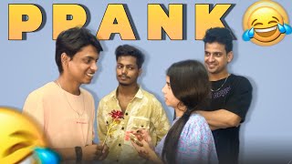 Proposal Prank On Tasneem By Yusuf 😜  Prank Successful 🤣 [upl. by Tyra]