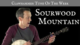 Clawhammer Banjo Tune and Tab of the Week  quotSourwood Mountainquot [upl. by Ahsinik9]