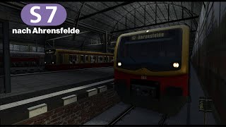 SBahn Berlin  S7 nach Ahrensfelde von Friedrichstraße  BR481 Mod  Unmod  Original Ansagen [upl. by Owiat]