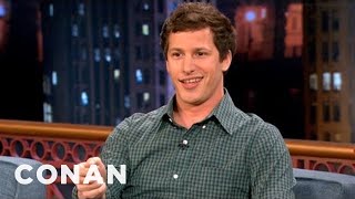 Andy Sambergs Strangest SNL Memory  CONAN on TBS [upl. by Esinwahs]