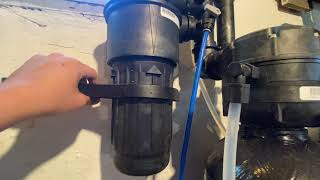 How to Properly Change Kinetico Prefilter Without Spilling ANY Water [upl. by Ahseal]