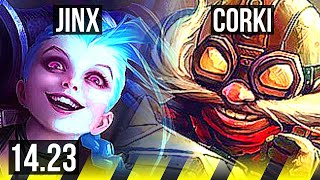 JINX amp Lulu vs CORKI amp Thresh ADC  KR Diamond  1423 [upl. by Nyra]