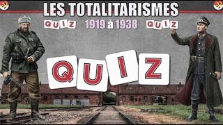 Les totalitarismes  Quiz [upl. by Diamante821]