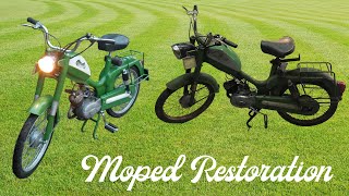 Italian Moped Full Restoration  50cc Peripoli Giulietta 1966 [upl. by Bullen]