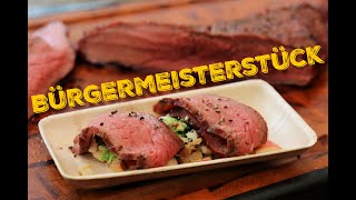 Geräuchertes Tri Tip  Bürgermeisterstück mit einem sensationellen Salat [upl. by Barry577]