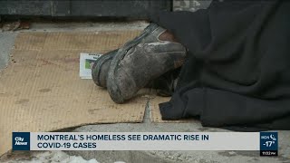 Montreal’s homeless see dramatic rise in COVID19 cases [upl. by Kennie]