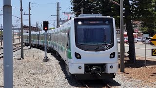 Transperth Metronet Alstom XTrapolis CSeries Set 130 Arriving At Fremantle Station Platform 3 [upl. by Kreg]