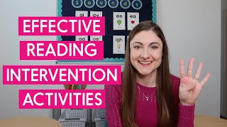 4 Components of Effective Reading Intervention for Struggling Readers in K2 [upl. by Margaret]