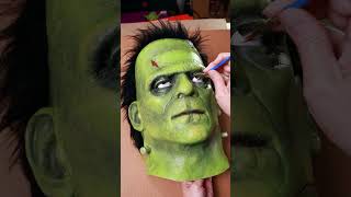 Frankenstein Mask Makeover Transforming this Halloween store mask [upl. by Rosaleen991]