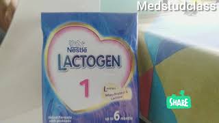 Lactogen 1 formula milk for baby WHY ITS ADVISED [upl. by Nemzaj342]