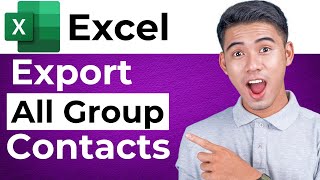 How to Export All Group Contacts to Excel StepbyStep Guide [upl. by Shelah]