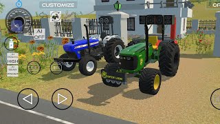 Randhawa vlogs 01 is live Holland 3630 John Deere 5050 tochan video stunt video🚜❤❤🤕 [upl. by Loveridge]