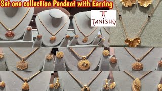 1g onwards Pendent amp earring jewel set one collectionTanishq light weight KolkattaTurkey [upl. by Ayian165]