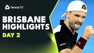 Murray vs Dimitrov Rune amp Shelton Begin Seasons  Brisbane 2024 Highlights Day 2 [upl. by Ahtebat607]