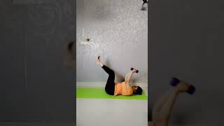 Lower Abdomen exercise with dumbbell [upl. by Yaniv]