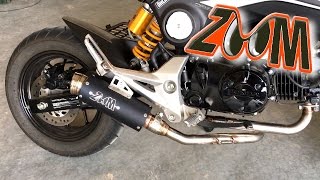 A Grom Exhaust that Makes POWER [upl. by Amory]