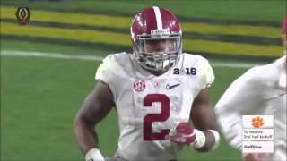 2016 CFP National Championship Game  1 Clemson vs 2 Alabama Highlights [upl. by Hueston]