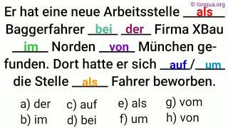 Präpositionen üben Deutsch lernen Deutsche Grammatik deutsch germangrammar longua grammatik [upl. by Stempien470]