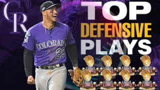 MLB \\ Nolan Arenado Defensive Highlights [upl. by Aitetel]