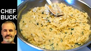 Best Fettuccine Alfredo Recipe [upl. by Begga296]