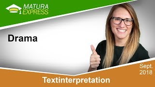 Textinterpretation – Drama  Zentralmatura Deutsch September 2018 25 [upl. by Eraste284]