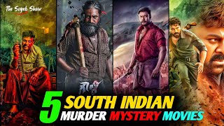 Top 5 South Mystery Suspense Thriller Movies Hindi Dubbed Best South Suspense thriller movies hindi [upl. by Alakam]