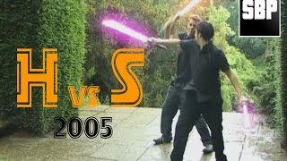 H vs S 2005 lightsaber duel [upl. by Myrtle]