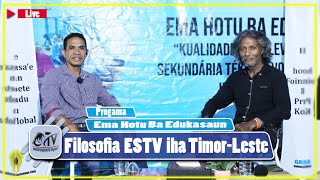 Programa Ema Hotu ba Edukasaun quotFilosofia ESTV Iha TimorLestequot [upl. by Nylirrehs]