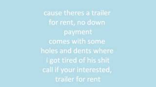 Pistol Annies quotTrailor for rentquot lyrics [upl. by Nilrac]